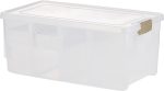 ArtBin 6934AB Satchel with Marker Tray, Art & Craft Organizer, [1] Plastic Storage Case, Clear, Semi, 0